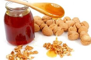 honey with nuts to effect