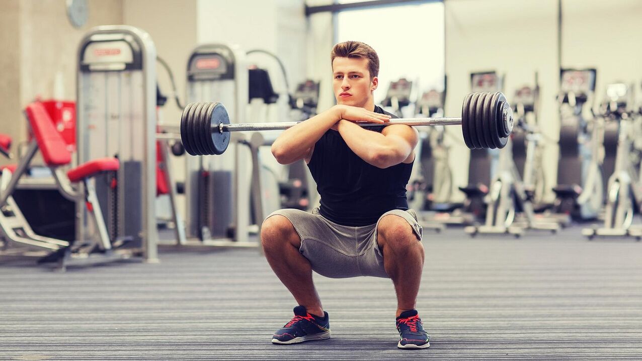 squat to increase potency after
