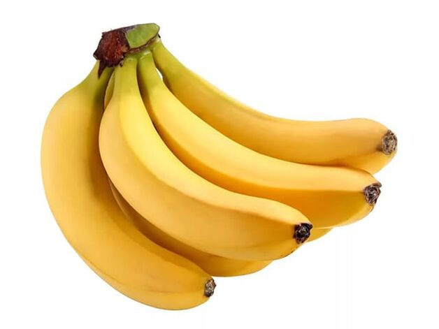 Due to the high potassium content, bananas have a positive effect on men. 