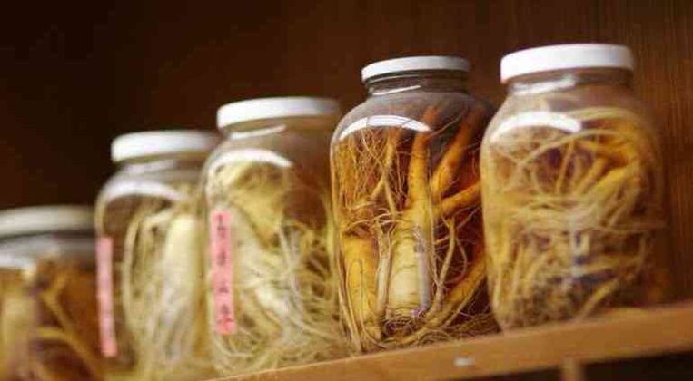 Ginseng wine to increase male potency